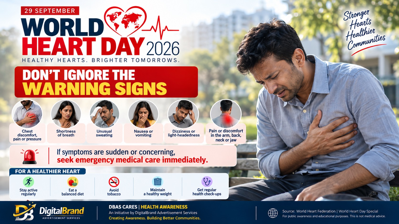 ❤️ World Heart Day 2026: Don’t Ignore the Warning Signs