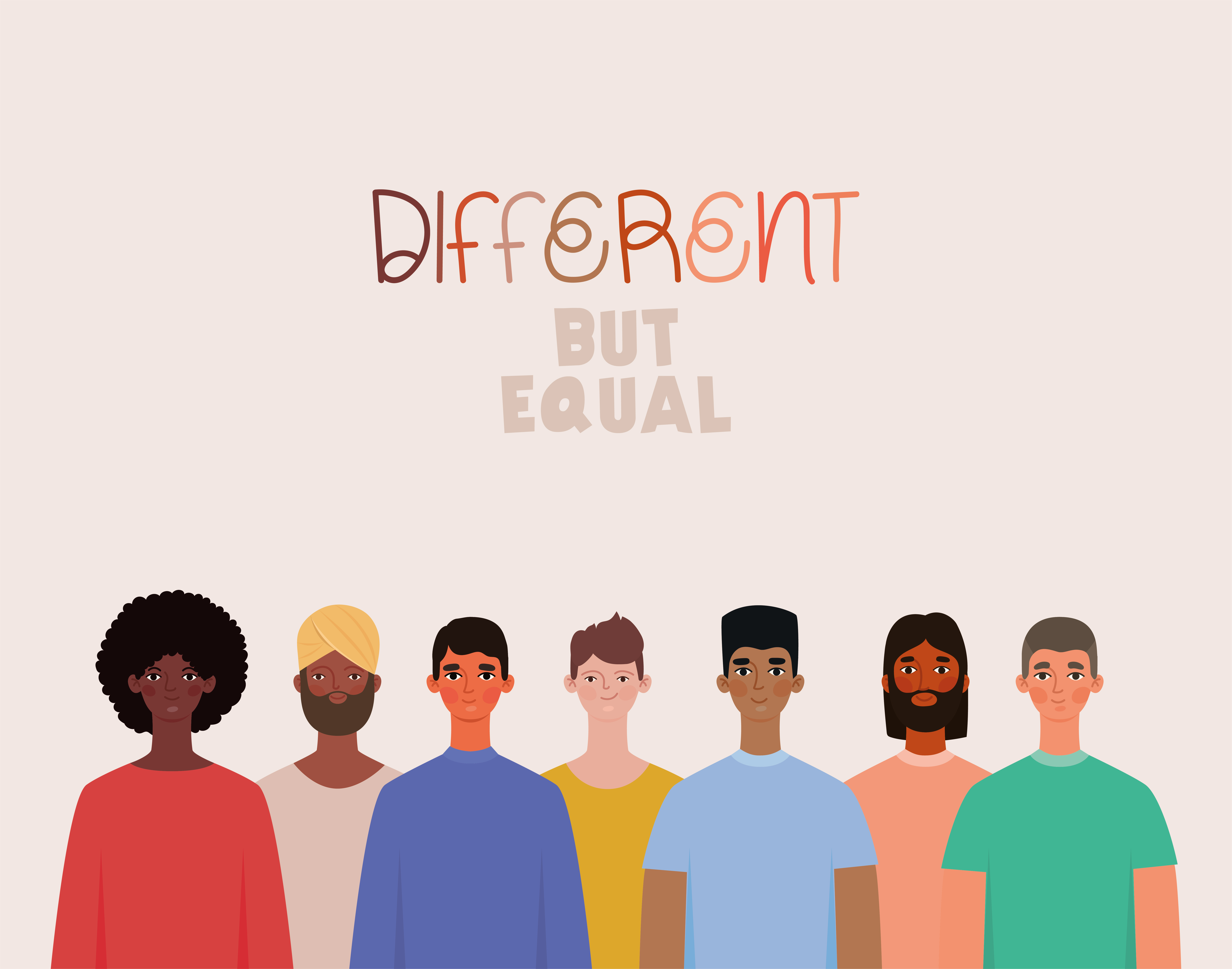Diverse workplace team