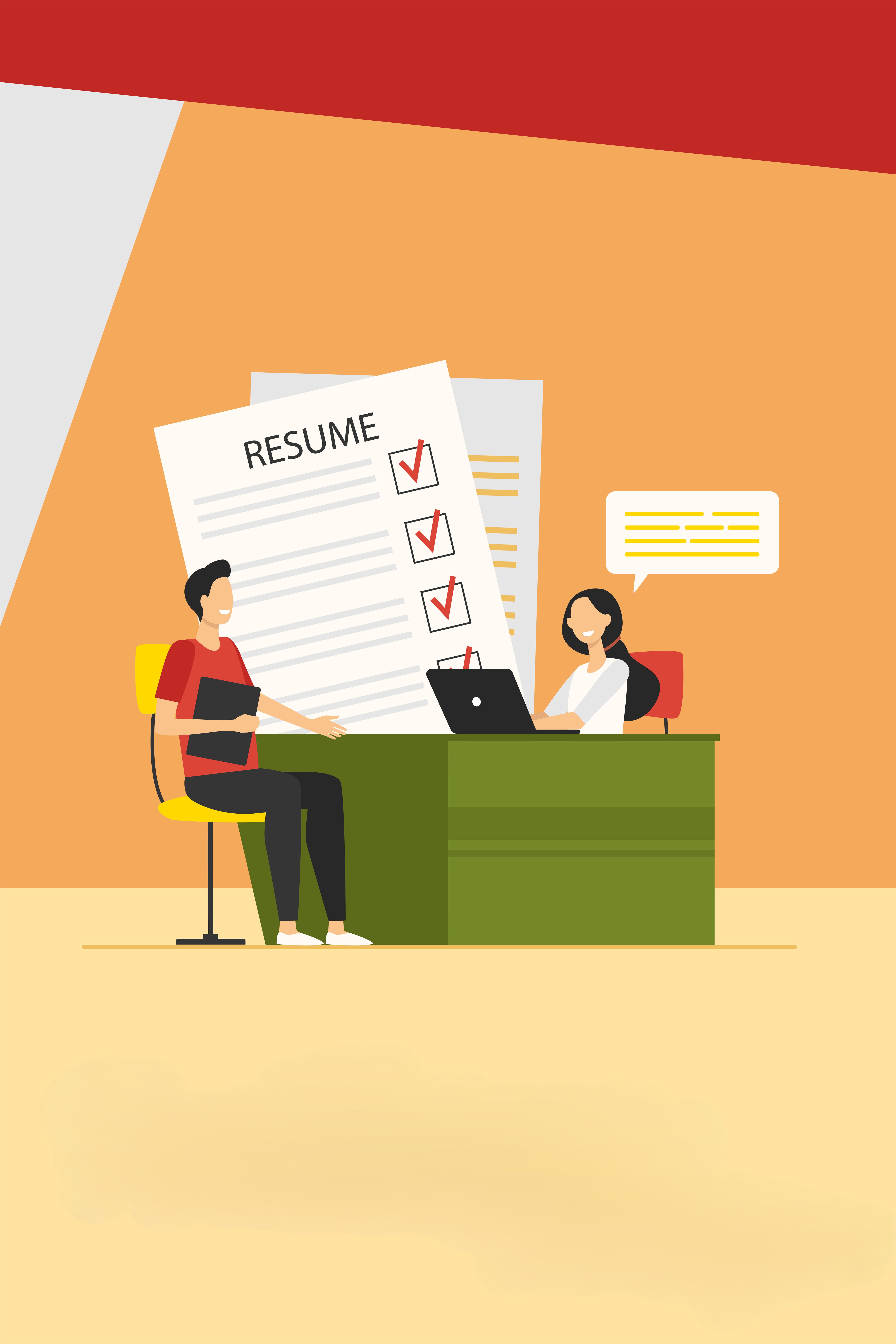 HR reviewing resumes